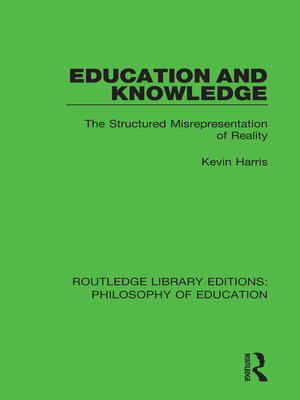 cover image of Education and Knowledge